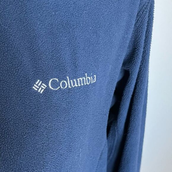 Columbia Navy Quarter Zip Fleece Size Small - Picture 5 of 5